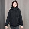 Plus size XL women's short hooded winter new cotton-padded jacket loose warm cotton-padded jacket top
