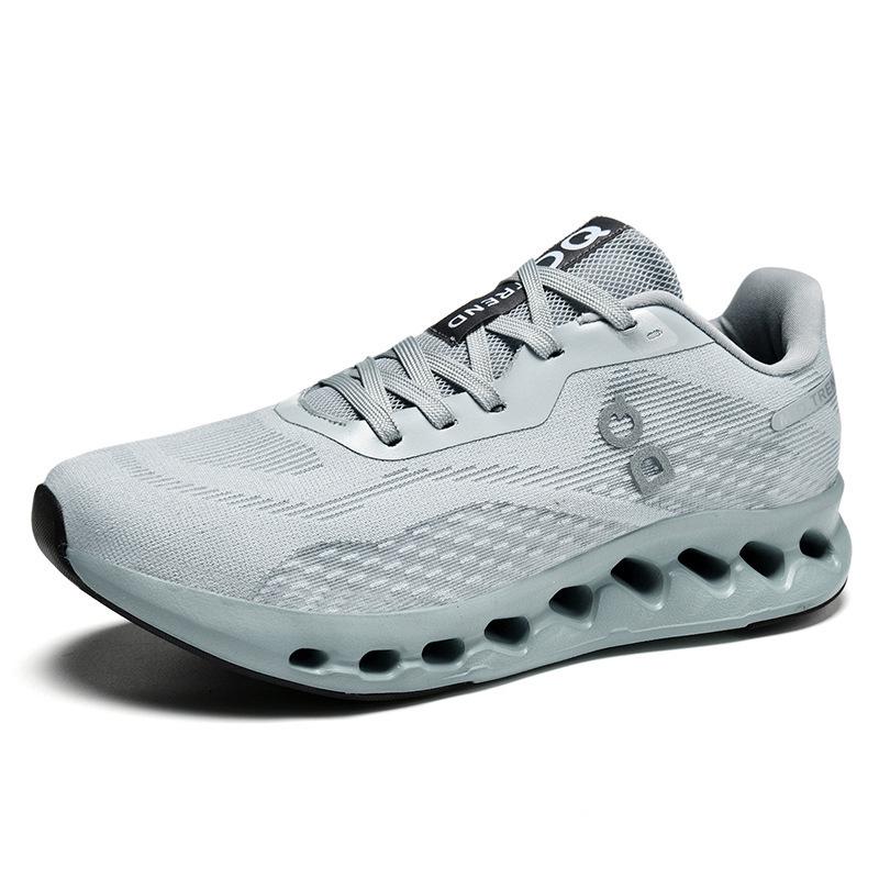 Spring New Arrivals: Lightweight Flyknit Running Shoes with Thick Sole & Shock Absorption