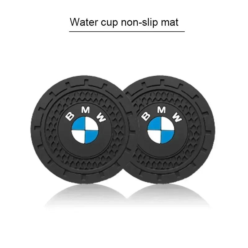 For BMW Silica Gel Car Coaster Water Cup2pcs Silicone Car Water Cup Holder Coaster Anti Slip Pad Mat For BMW X5 X4 X6 X7 G20 G32