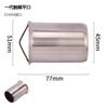 2" 2.5" Steel Exhaust Can Muffler Pipe Baffle DB Killer Silencer Reduces Sound Removable 51MM 60MM For Yamaha Suzuki Dit Bike