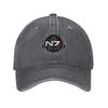 Custom Alliance Mass Effect N7 Baseball Cap Women Men Adjustable Unisex Cotton Video Game Dad Hat Sun Protection Snapback Caps