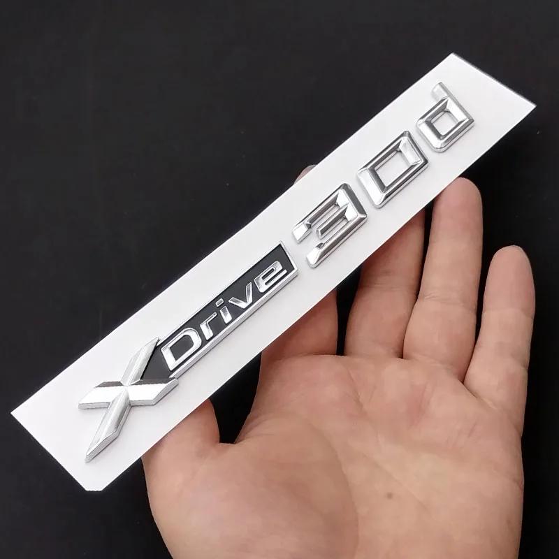 3D ABS XDrive 20d 23d 25d 30d 35d 40d 45d 50d 55d 20i 25i 30i GT X1 X3 X5 X6 Car Rear Trunk Emblem Sticker for BMW Accessories VM4