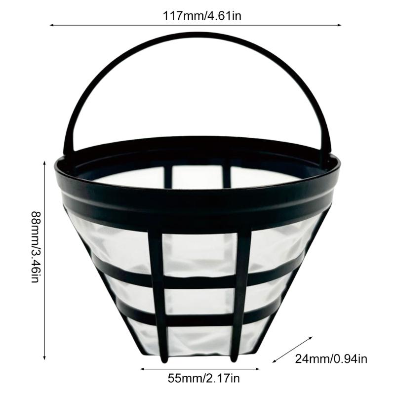 Coffee Filter Cup Powder Bowl Coffee Grounds Filtering Tool Nylon Texture Coffee Strainer Suitable for Coffee Machine