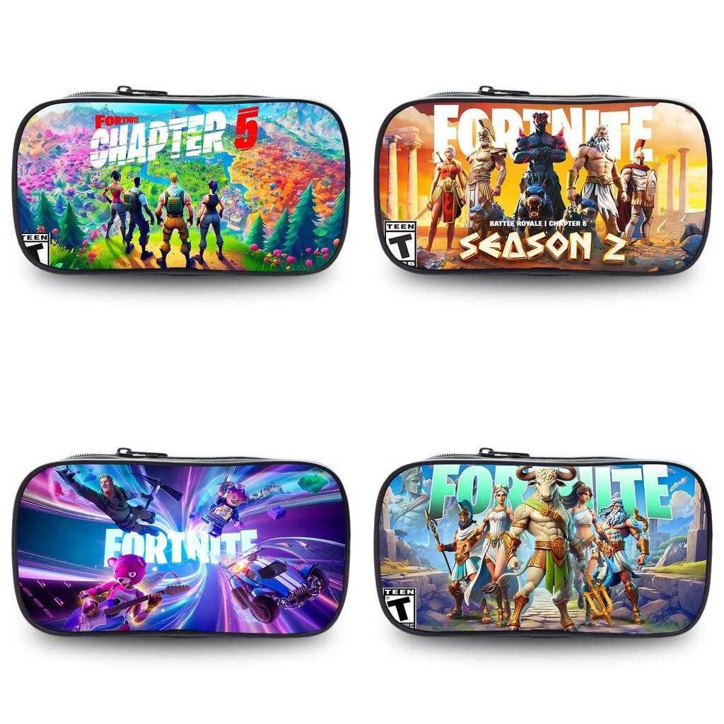 Night Fortress Pen Case Large Capacity Double Layered Design Patterns Diverse