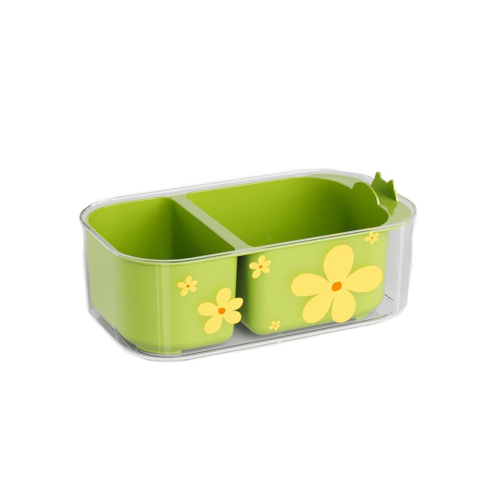 Dopamine Grid Double Layer Drain Basket: Multi-Purpose Fruit and Snack Storage Box