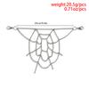 IngeSight.Z Punk Rock Metal Spider Web Waist Chain for Women Men Hip-Hop Jeans Key Chain Body Jewelry Gift Halloween Accessories