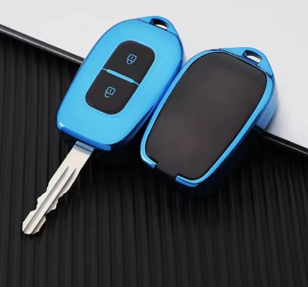 Nový měkký TPU kryt na klíčenku pro auto, obal, pouzdro pro Renault Duster Sandero Logan Clio Captur Laguna Scen 2015 2016 2017 Příslušenství