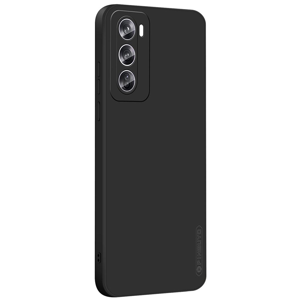 PINWUYO JK Touching Series For Oppo Reno12 Pro 5G (Global) TPU Case Fiber Lining Phone Cover