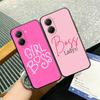 Girl Boss Lady Pink Weiche Handyhülle für Xiaomi Poco X5 X6 X7 X8 Pro Max X3 F7 F8 Ultra M8 M7 M6 M5 Redmi 15 15C 14C 13C 12C X4 F
