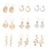 Year Tide Snake Earrings Women'S Design Stud Earrings Personality Temperament Exaggerated Long Earrings