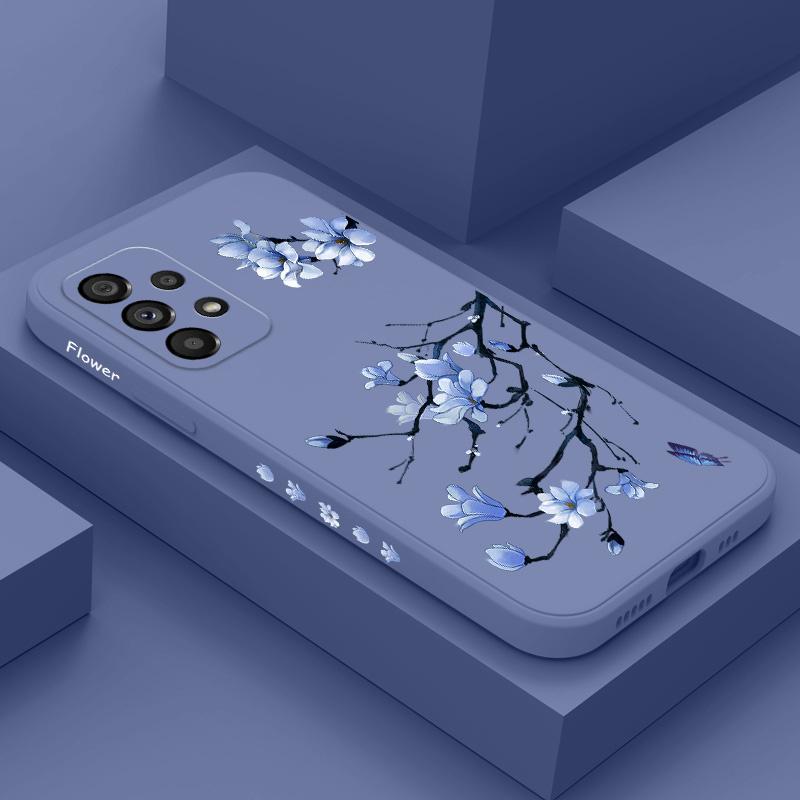 Blooming Orchid Case For Samsung Galaxy A73 A53 A33 A23 A13 A03 A72 A52 A52S A32 A22 A12 A02 A02S A71 A51 A31 A21S 4G 5G Cover