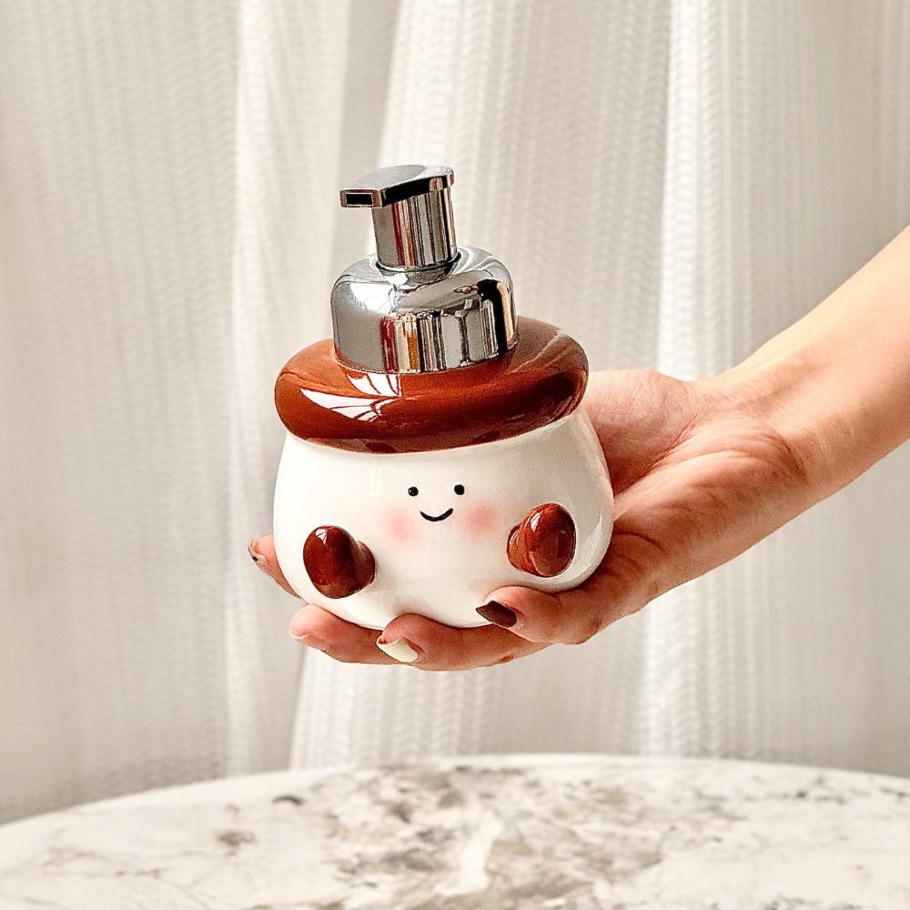 Biscuits Candy Figures Ceramic Lotion Bottles Household Shampoo Moisture Bottles Portable Soap Dispensers Bathroom Accessories