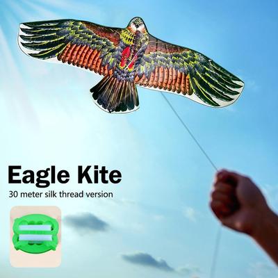 1,1 m Adler Kite Mit 30 Meter Kite Linie Große Adler Beste Kinder Fliegen Geschenk Sport Drachen Vogel Fa T8Z5