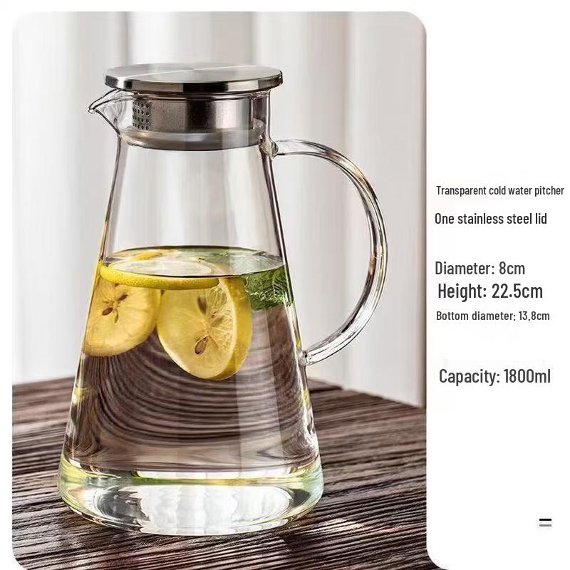 LocknLock High Borosilicate Glass Cold Brew Water Pitcher