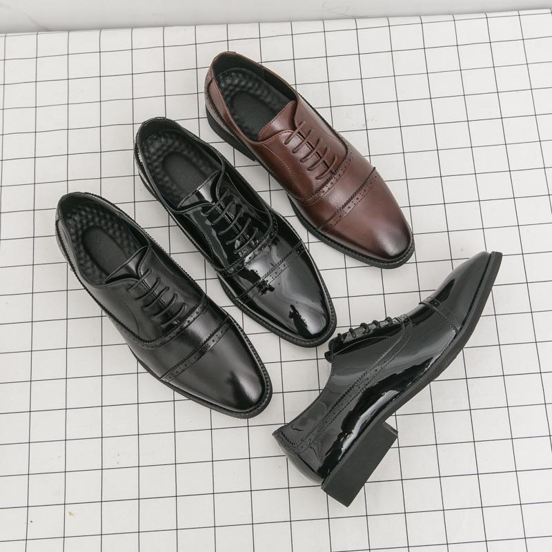 Men's Large Size Formal Leather Shoes - Business, Nightclub, Wedding Groom Collection
