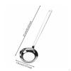 Stainless Steel Soup Ladle Long Handle FlatBottom Bright Finish Kitchenware