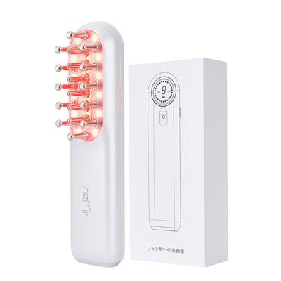 Ni Zmir Facial Device Electric Brush EMS Lift 9 Levels Adjustable Display LED Light Aesthetic Head Muscles Scalp Care Type-C Rechargeable Instruction