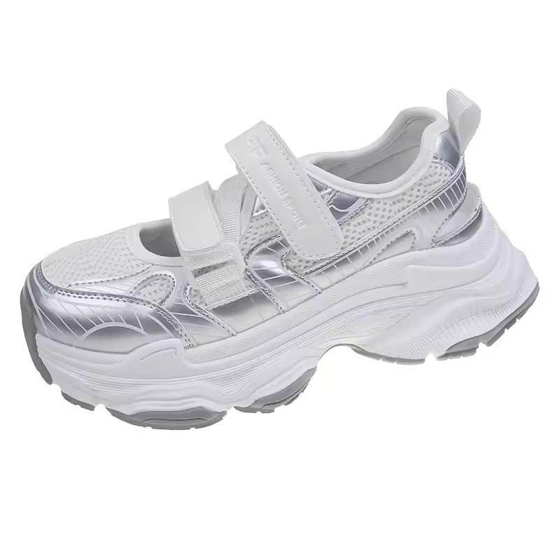 Women's Versatile and Breathable Thick-soled Dad Shoes with Hollowed-out Casual Sports Shoes