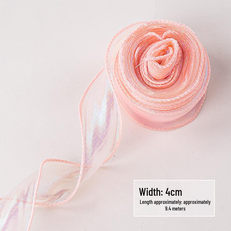 Elegant Fishtail Silk Ribbon for Cake and Bouquet Decoration