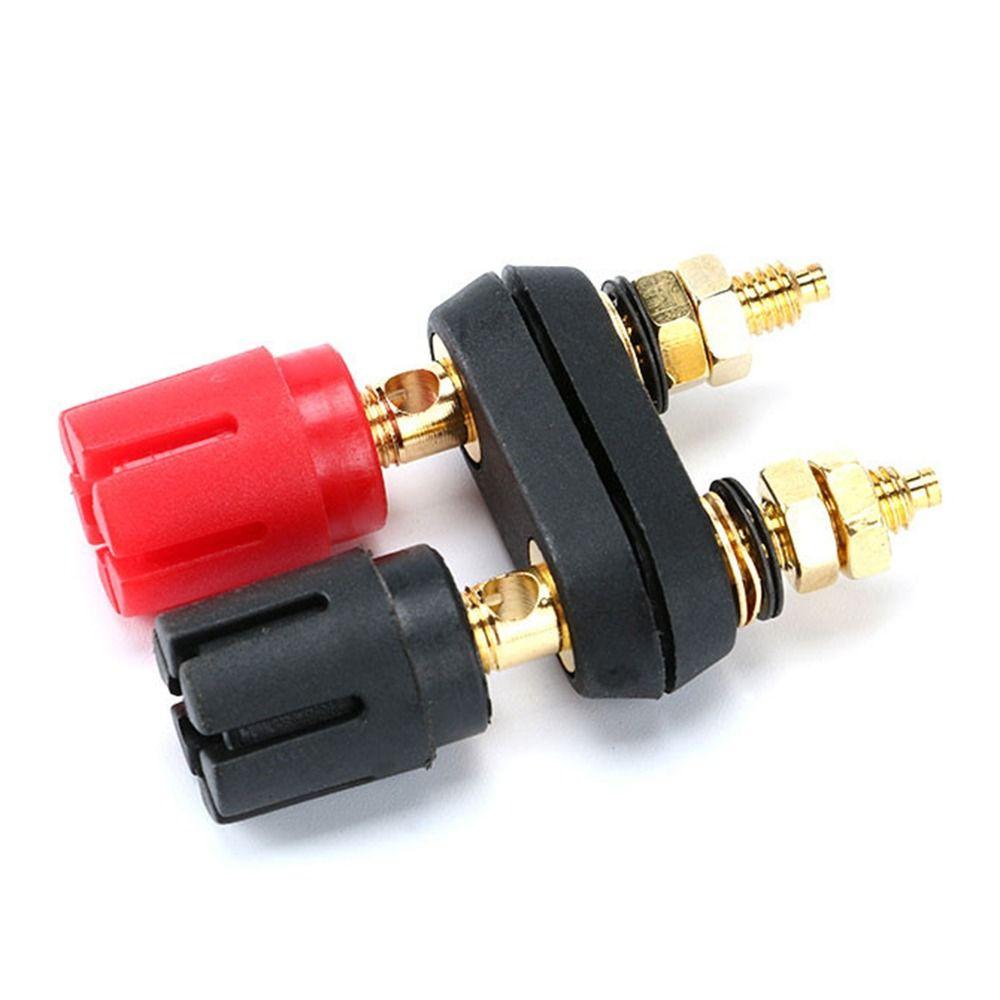 Connected Speaker Plug Jack Connection Terminals Plum Blossom Terminal Double Row Binding Post