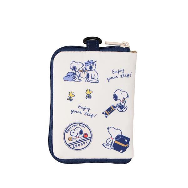 PEANUTS Snoopy Travel Slim Wallet (enjoy your trip) Japan NEW