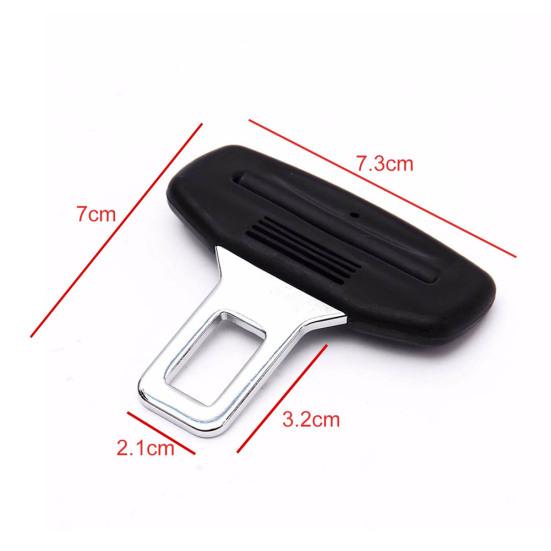1Pair Universal Car Safety Buckle Seat Belt Clip Insert Alarm Stopper Clamp