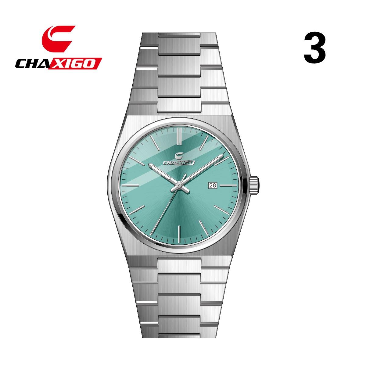 

Часы кварцевые CHAXIGO ультратонкие мужские часы водонепроницаемые календарь