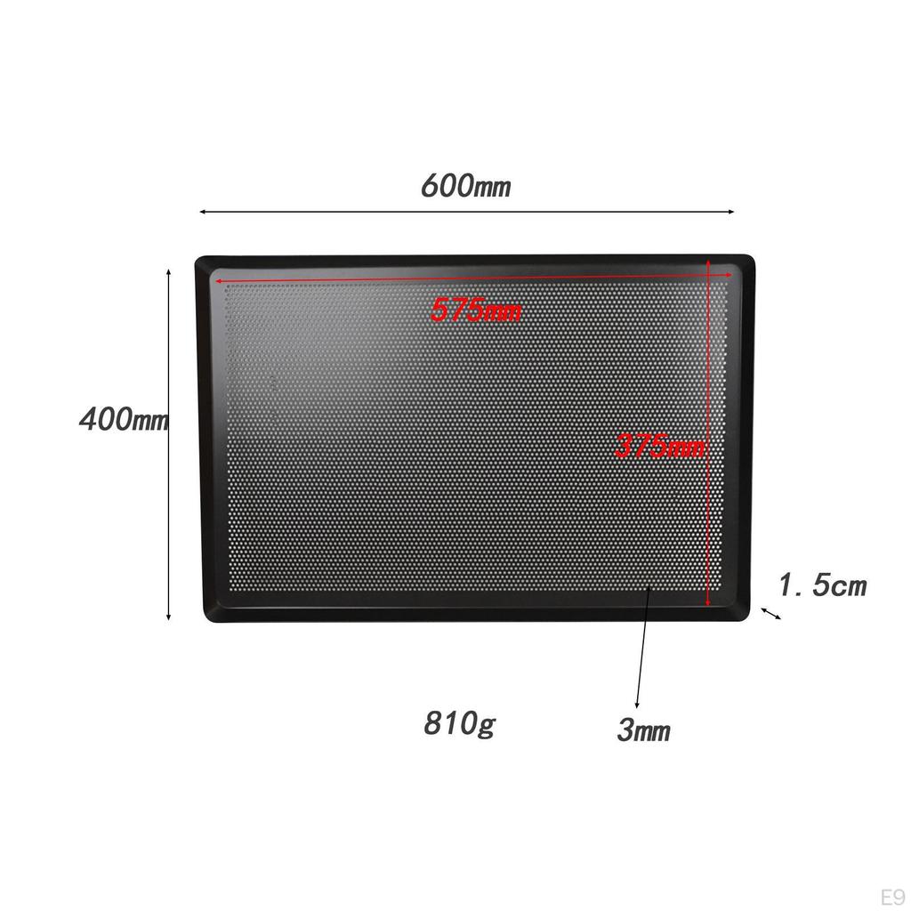 Aluminium-Lochblechpfanne, Backblech, Backblech, leicht zu reinigen, zum Backen von Keksen