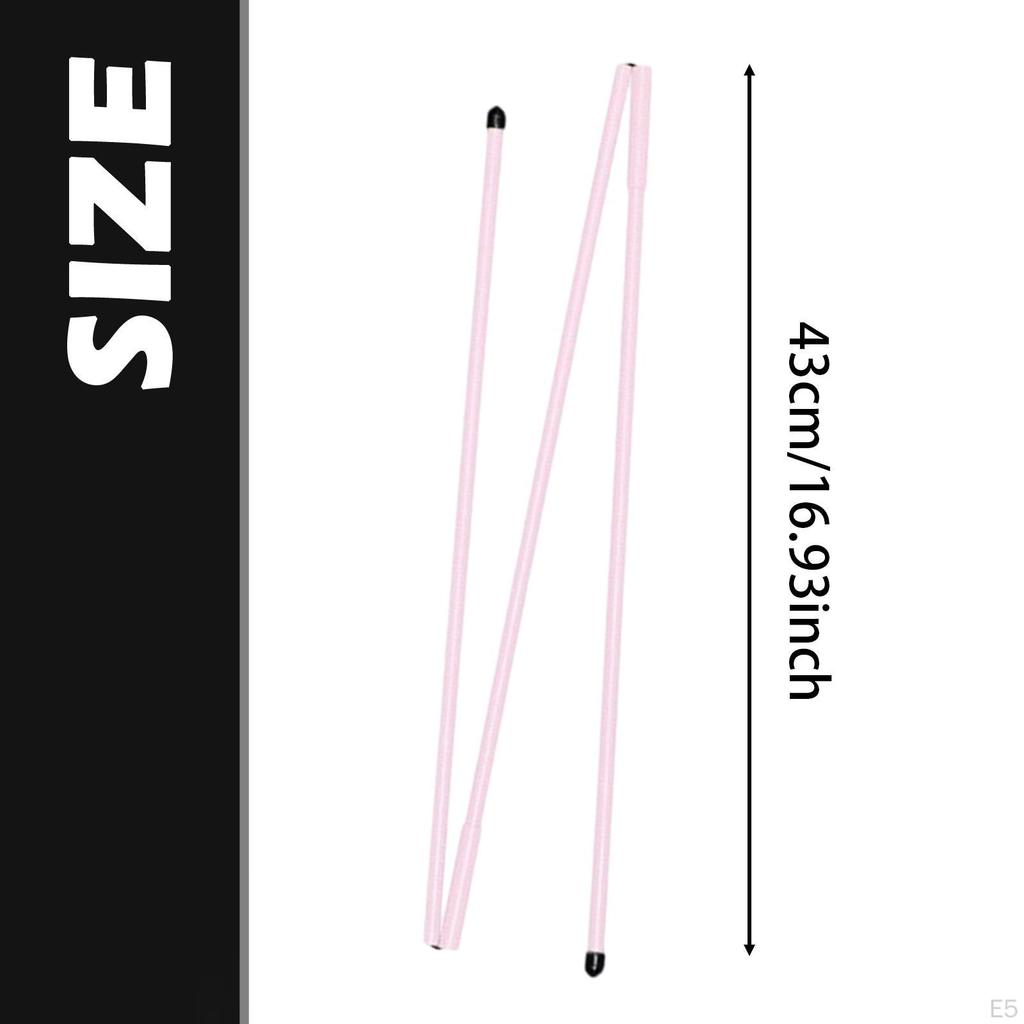 2 Pieces Golf Alignment Sticks Direction Indicator Practice Rods for Aiming