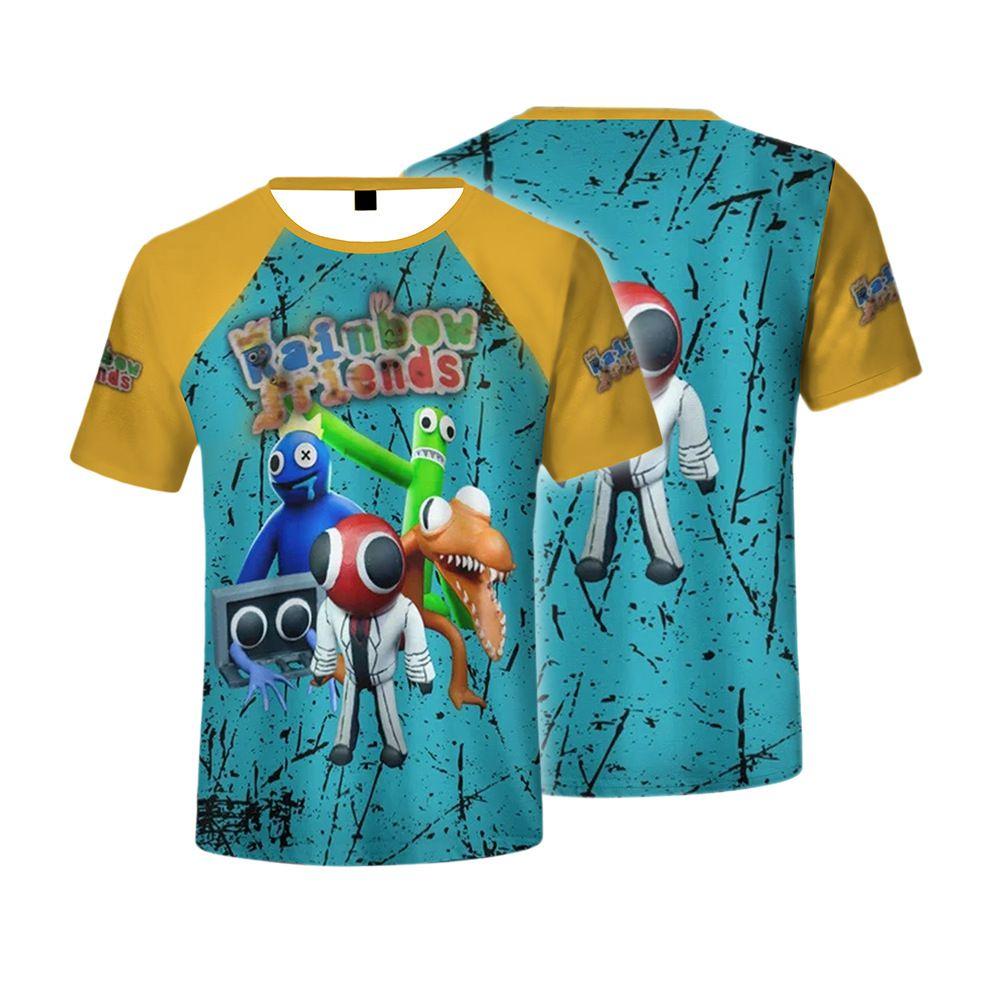 Vibrant Roblox Rainbow Friends T-shirt For Adults Comfortable And Casual