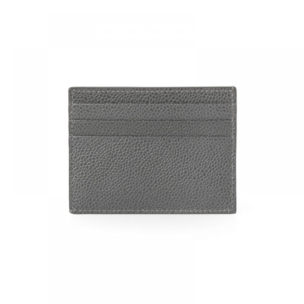 Thom Browne Pebble Grain Three Stripe Tab Card Wallet Maw031l 00198 025