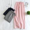 Pyjama Pyjama Einfache Hose [Niliv] Unterteile, Hosen, Homewear, Baumwolle, Damen, Hosen, Frühling, Sommer, Herbst, Hautfreundlich, Dünn, Loungewear, (Rosa +