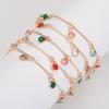 1Meter Crystal Glass Bead Copper Chains for Bracelet Necklace Jewelry Making DIY Colorful Charms Bohamian Handmade Accessories