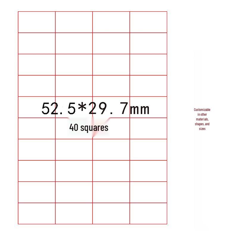 Carta Kraft e Cartone Autoadesiva Bianca Opaca A4 per Inkjet/Laser