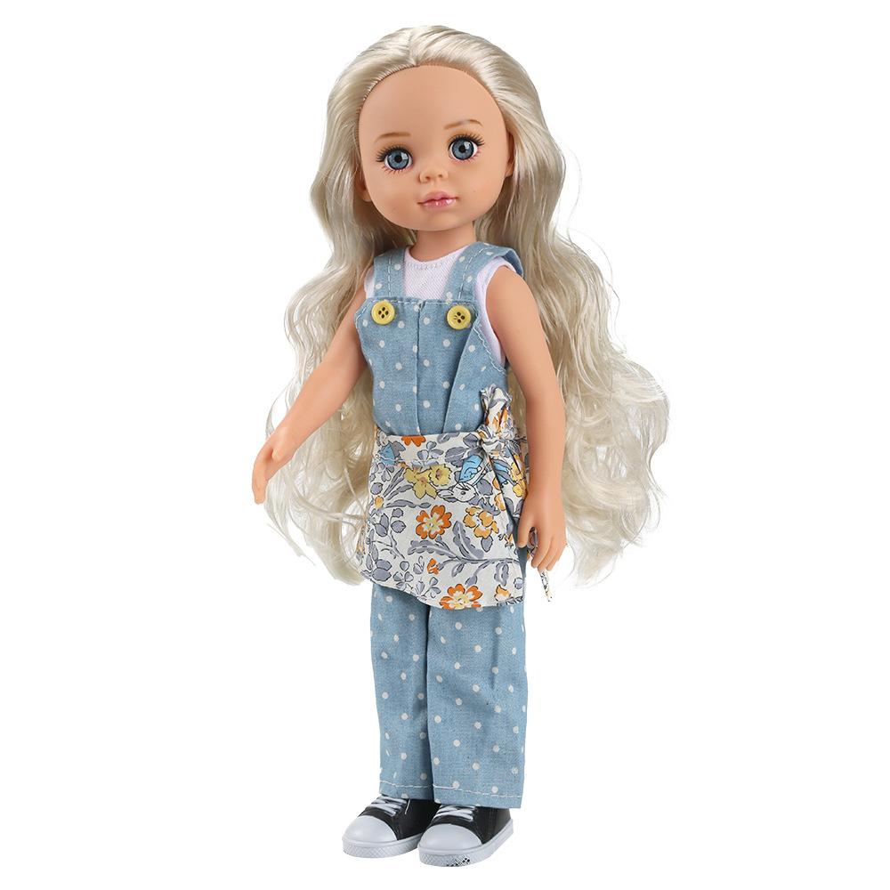 New 12 Inch Bjd Girl Doll With Blue Eyes, Black Hair, Yellow Hair, Brown Hair Girl Doll Gift