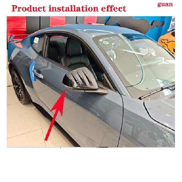 Car Reversing Mirror Decorative Cover For Ford Mustang GT 2024-2025