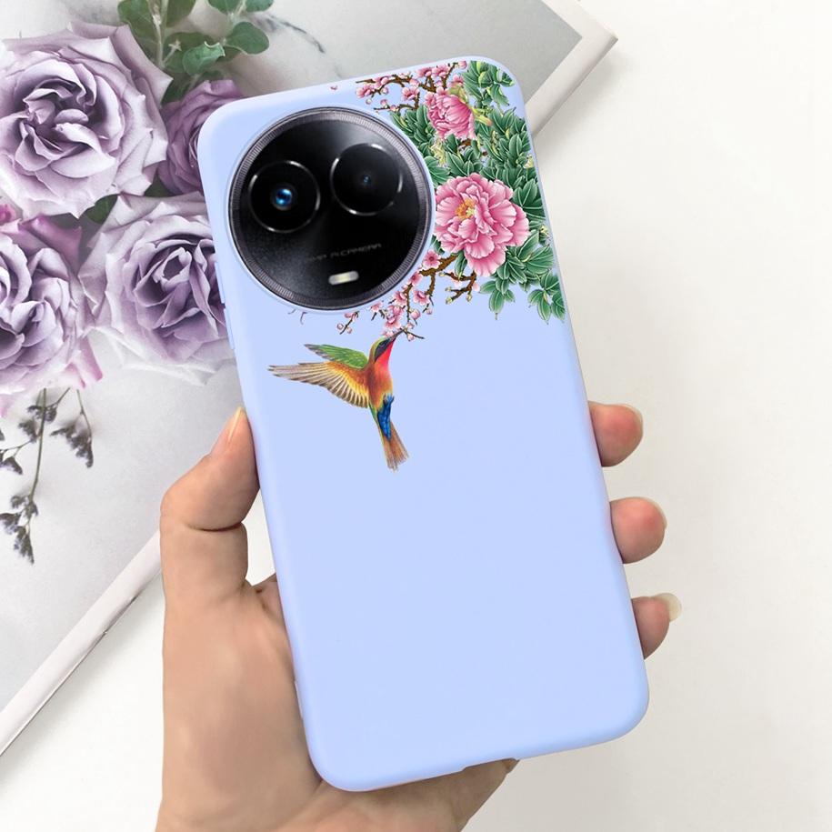 Shockproof Case For Realme 11 5G / Realme 11X Phone Cover Fashion Girls Soft Silicone Funda For Realme11 11 X 2023 RMX3785 Coque