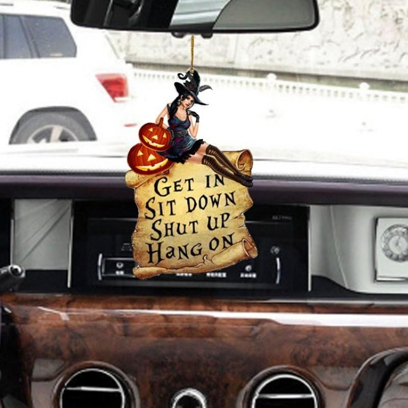 Bunter Acryl Hexenanhänger Auto Hängedekoration für Schlüssel oder Rucksackzubehör