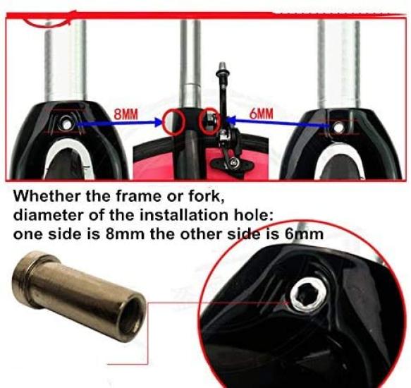 UPANBIKE Brzdový třmen na kolo Hliníková slitina Přední Zadní Sada brzdových třmenů pro Silniční kolo Kolo s pevným převodem + (stříbrný)