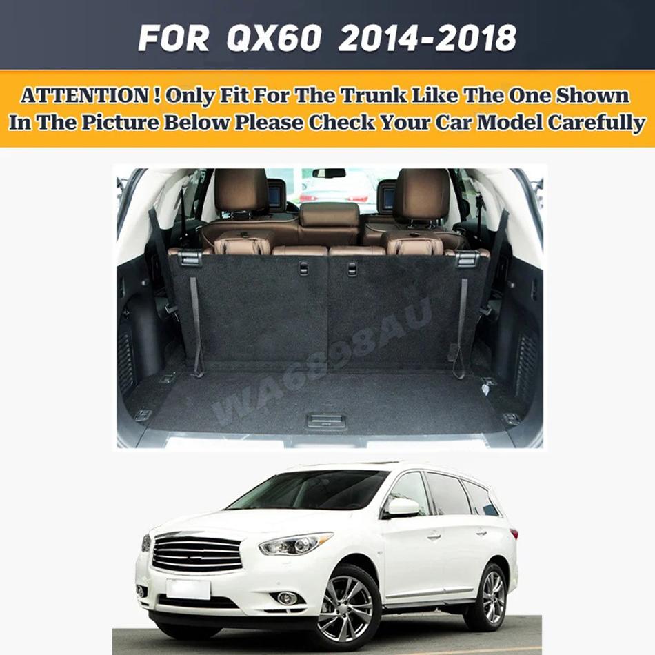 Custom High Quality Car Trunk Mat For Infiniti QX60 7-seat 2014 2015 2016 2017 2018 Interior Accessories Anti Dirty Carpet