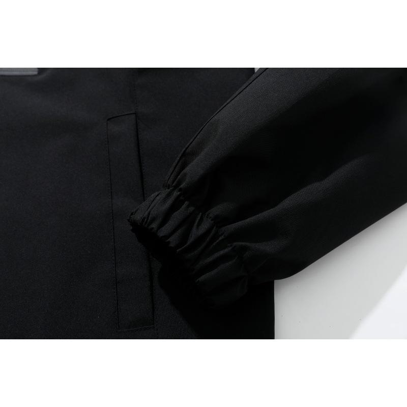 European Men's Stand-up Collar Multi-pocket Outdoor Pullover Jacket