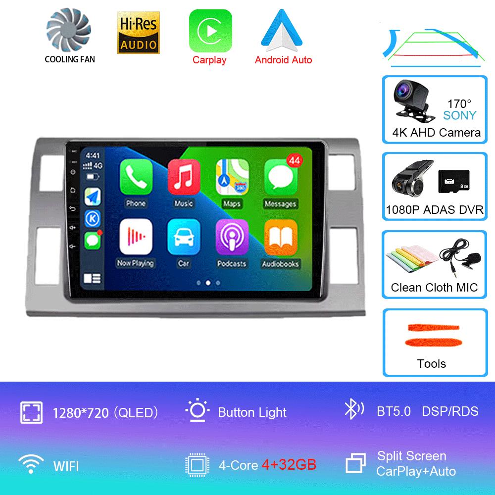 Car Radio Android 14 For Toyota Previa XR50 3 III Estima 2006-2019 DSP Multimedia Player GPS Stereo Autoradio 2 Din Stereo