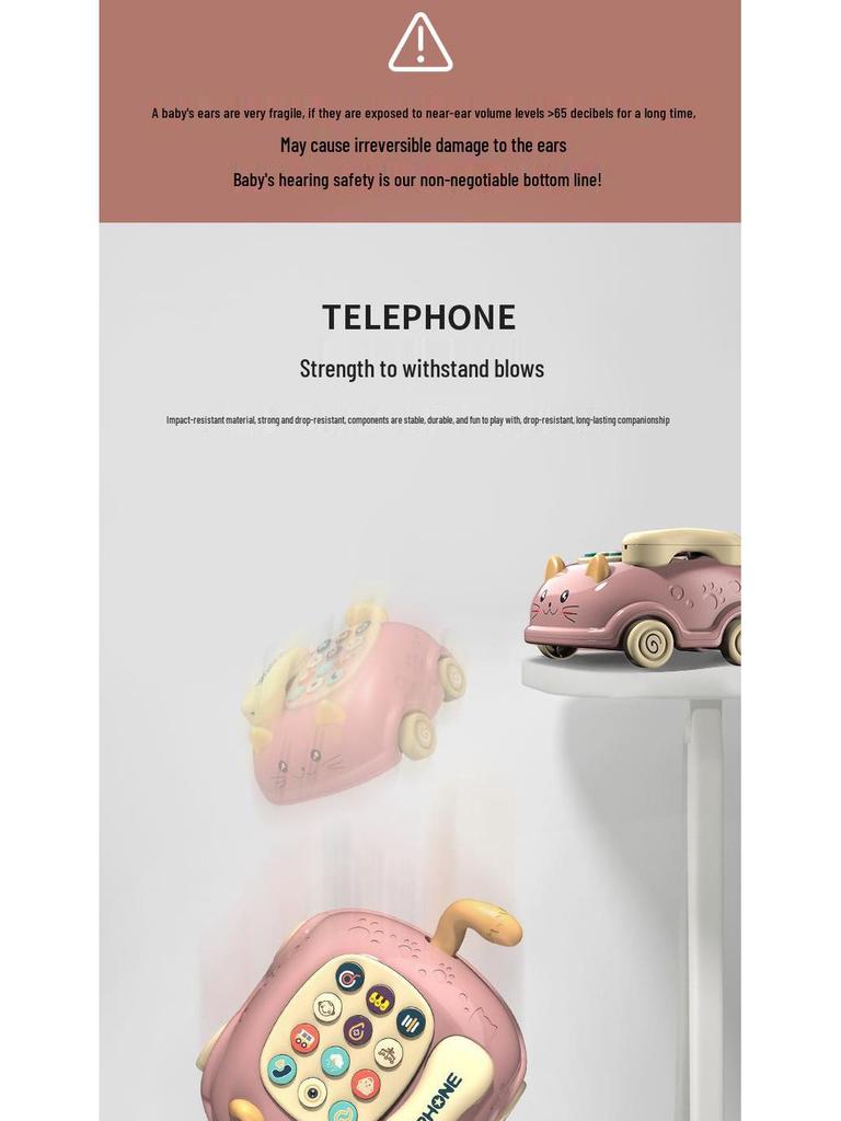 Bilingual Kids' Phone: Interactive Educational Toy for Boys & Girls