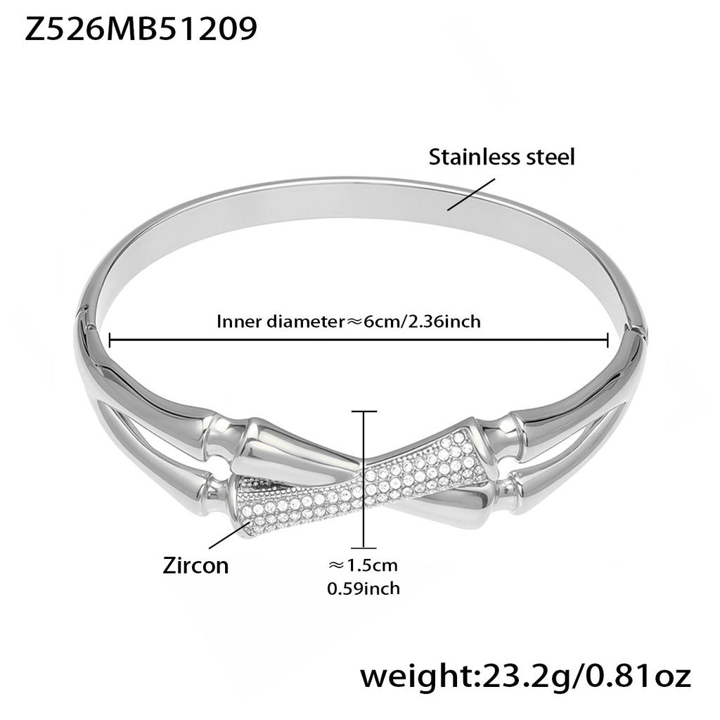 Schnallenarmbänder Armreifen Aus Edelstahl 18k Vergoldet Armband Armreif Glänzender Zirkon Öffnungsbare Armbänder Armreifen für Damen