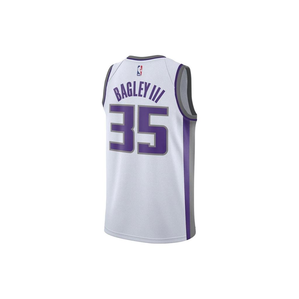 Nike NBA Swingman Fan Edition Basketball Jersey Sacramento Kings Marvin Bagley III No. 35 Men Basketball Jerseys White 864447-104