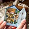 1 Set DIY House Model with Warm Lighting European Style Happy Hut