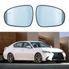 For 12-17 Lexus GS Rearview Mirror Reverse Lens Replacement with Blind Spot and Assistance