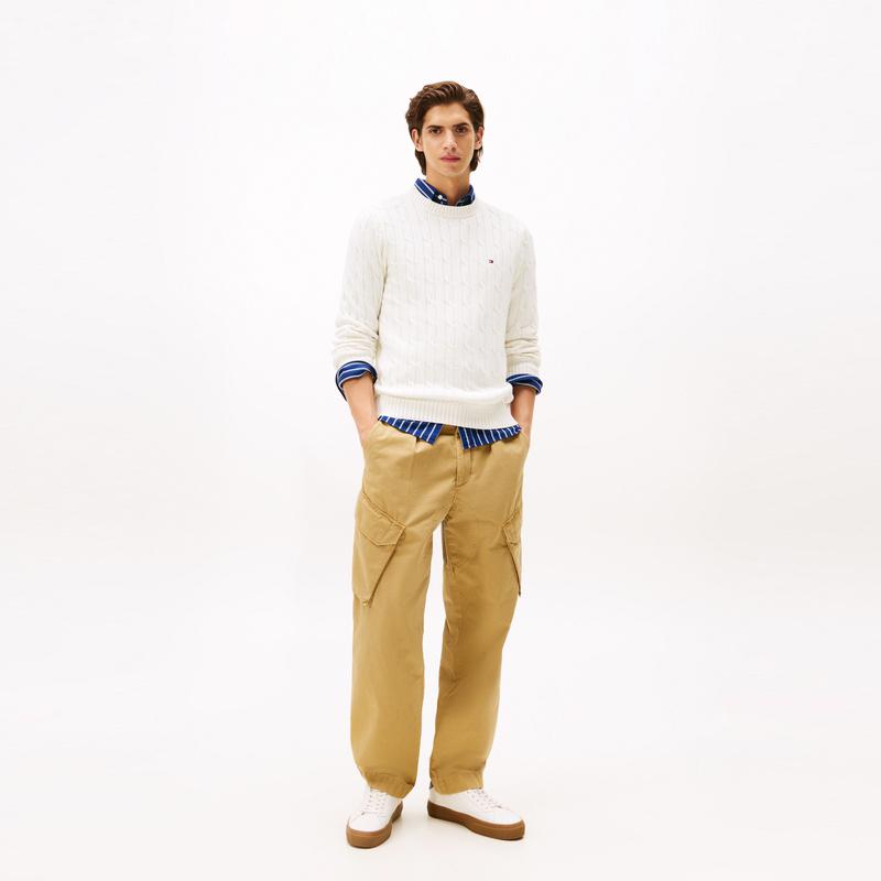 Tommy Hilfiger Knitwear Men's Crew Neck Moderate Straight Fit 78J7706