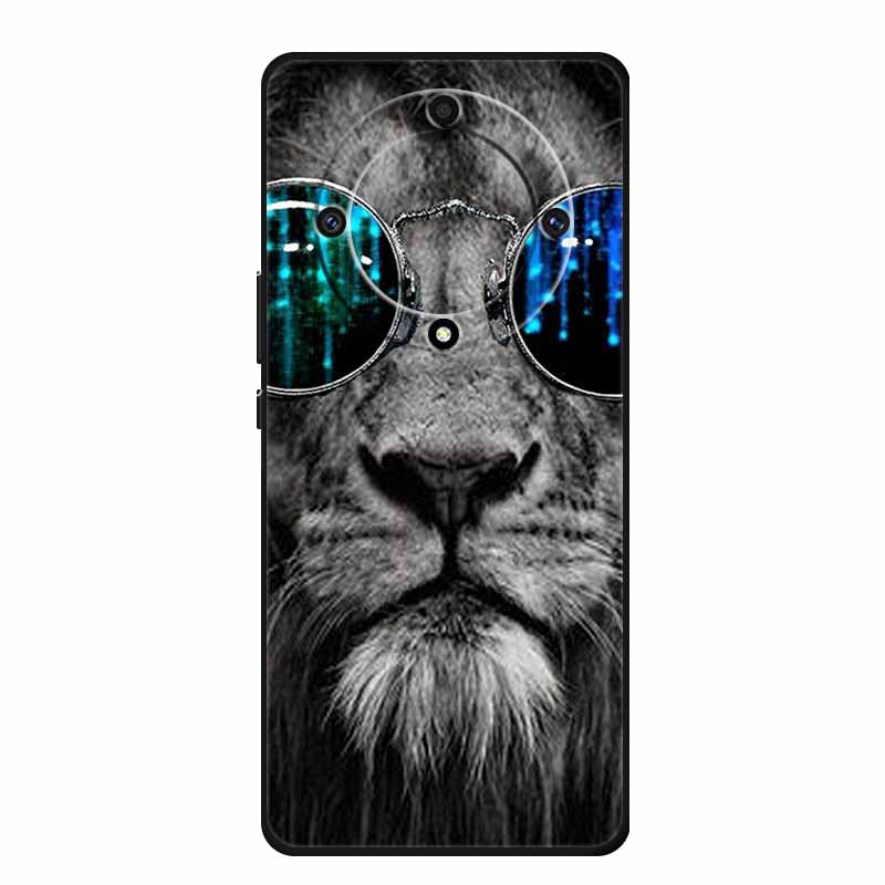 For Honor X9a 5G Cover RMO-NX1 HonorX9a Soft TPU Silicone Painted Cat Phone Case for Huawei Honor X9A Coque Bumper X 9A X9 A Bag