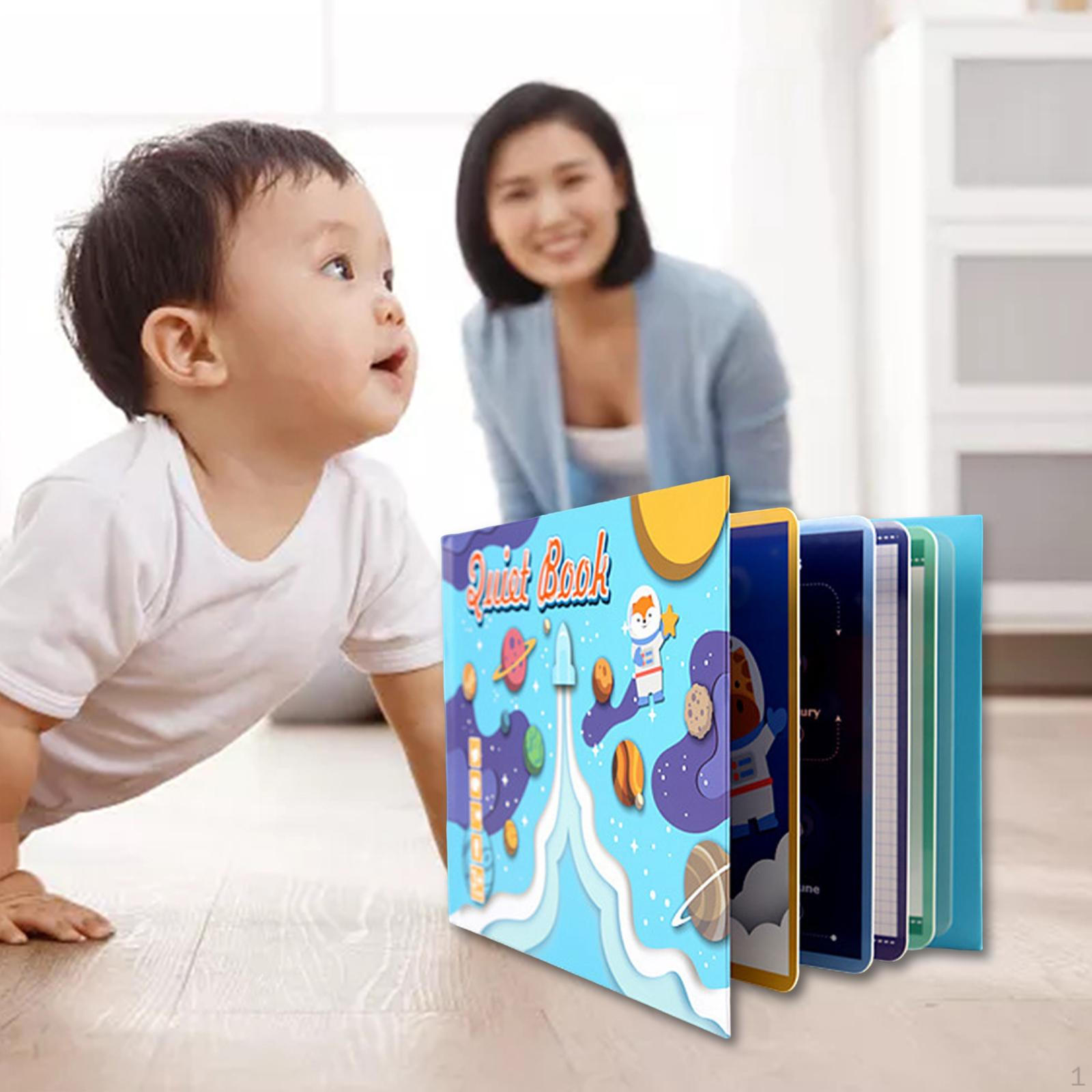 Book Learning Activities Teaching Aids Party Favors al Toys Matching Game for Preschool Toddlers Space